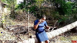 The Village Woman That Plans To Fuck Every Of The Community Woman's Husband Was Begging The Husband To Wait And Fuck Her