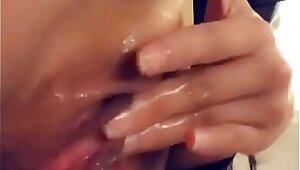 Playing with that juicy wet pussy